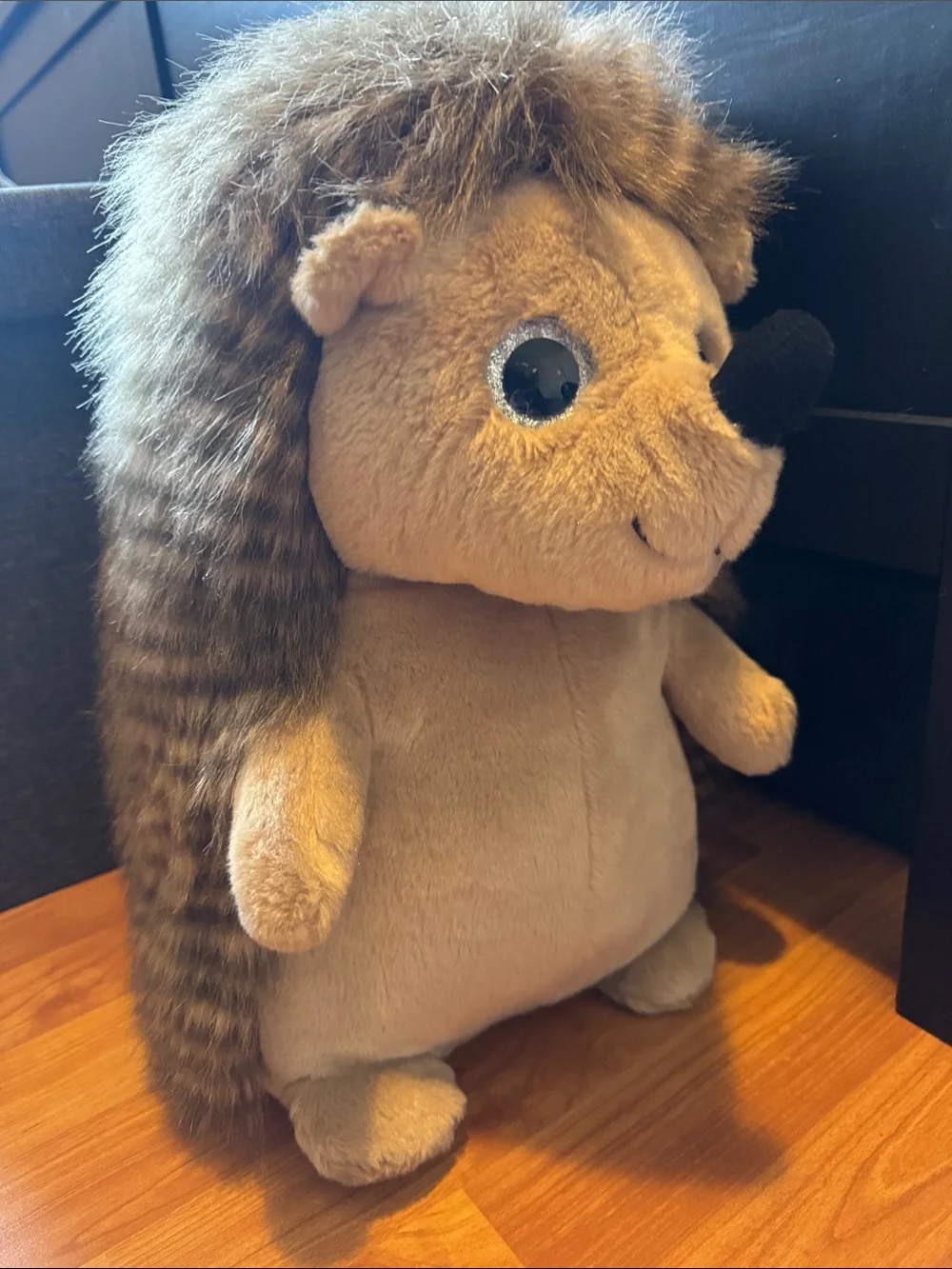 JUSTICE Tween Brands Jumbo‎ 16” Hedgehog Stuffed Animal Plush euc